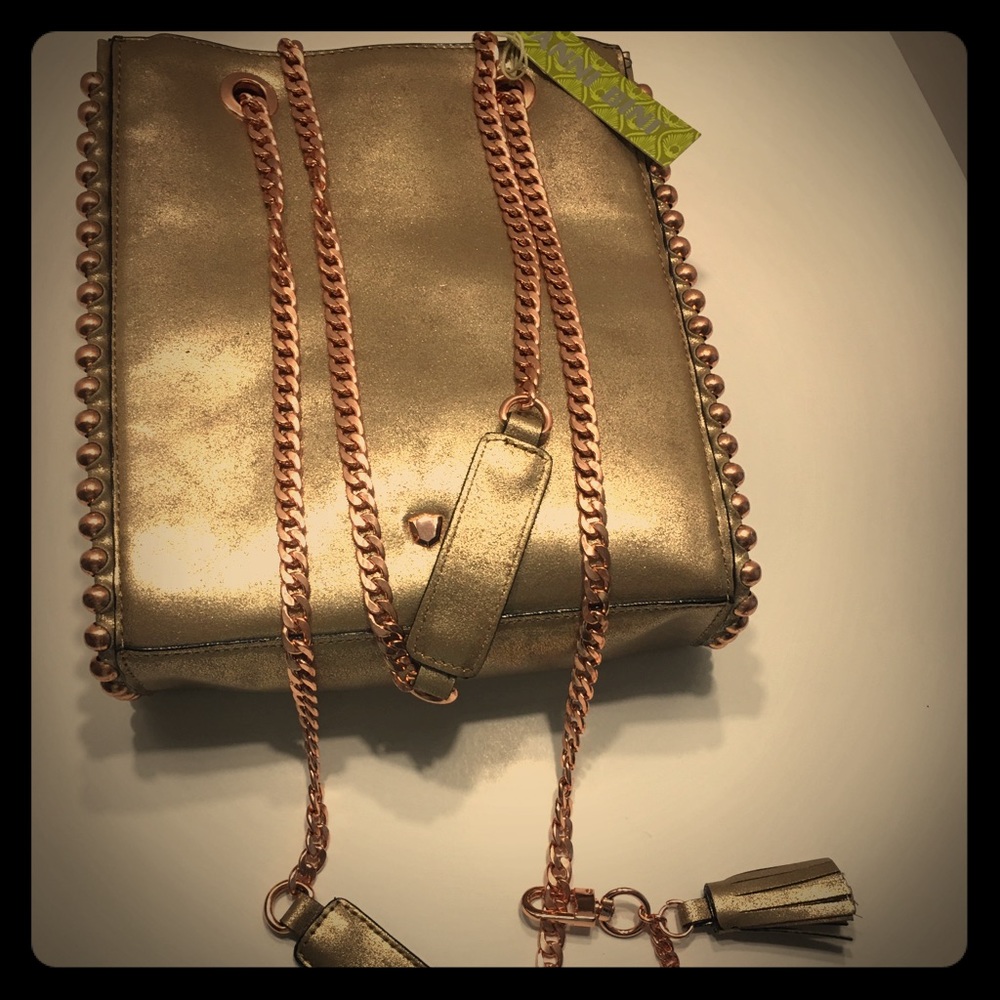 Gianni Bini, Melani Tote, Rose Gold NWT NEW PRICE!